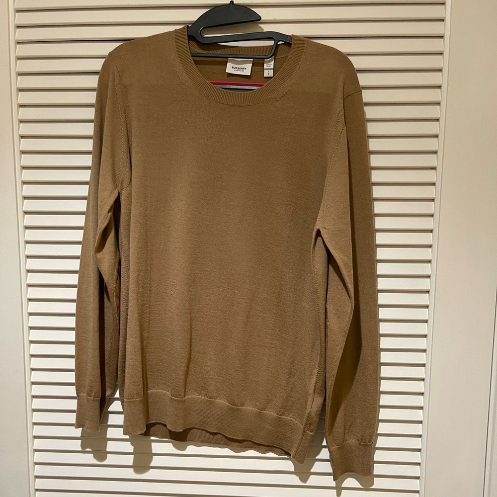 Burberry Bempton Elbow Patch Sweater